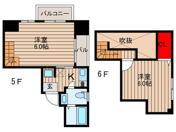 カスティ－ロ中村橋の物件間取画像